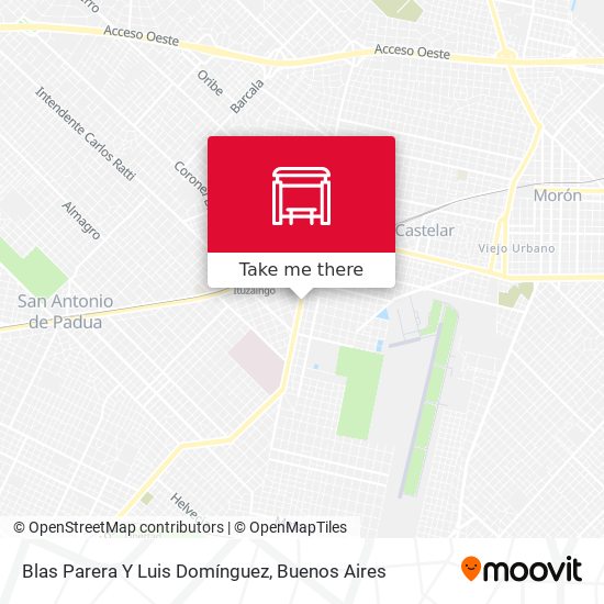 Blas Parera Y Luis Domínguez map