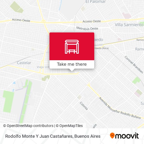 Rodolfo Monte Y Juan Castañares map