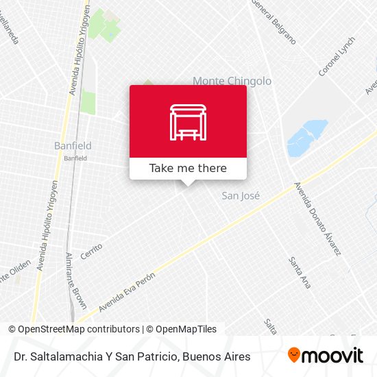 Mapa de Dr. Saltalamachia Y San Patricio