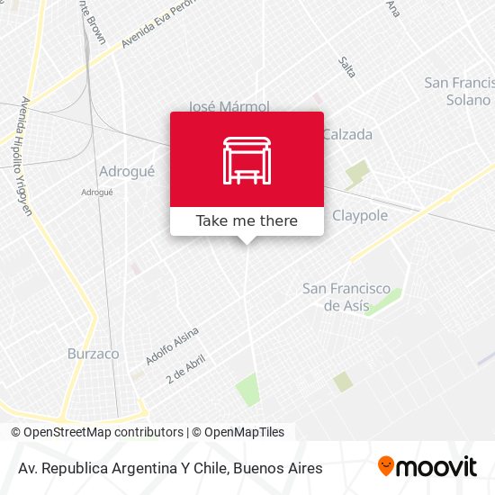 Av. Republica Argentina Y Chile map