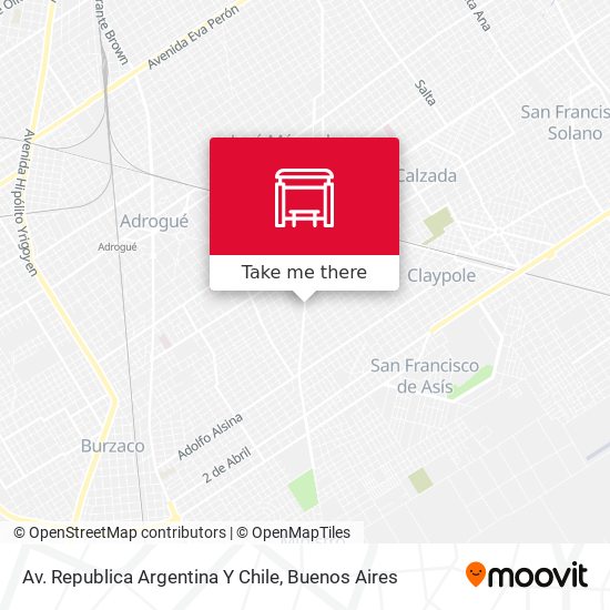 Mapa de Av. Republica Argentina Y Chile