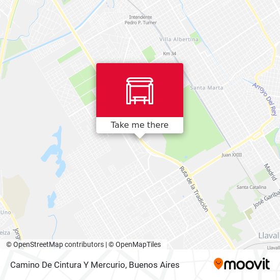 Mapa de Camino De Cintura Y Mercurio