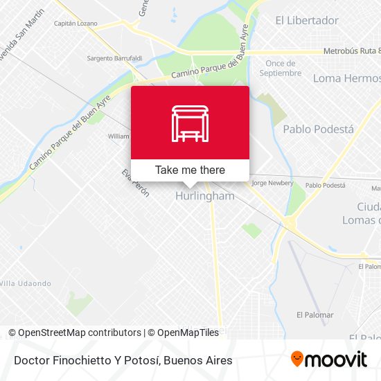 Mapa de Doctor Finochietto Y Potosí