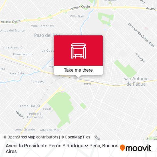 Avenida Presidente Perón Y Rodríguez Peña map