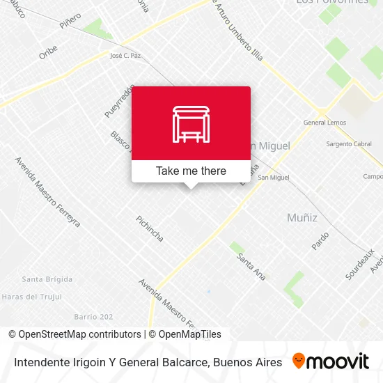 Intendente Irigoin Y General Balcarce map