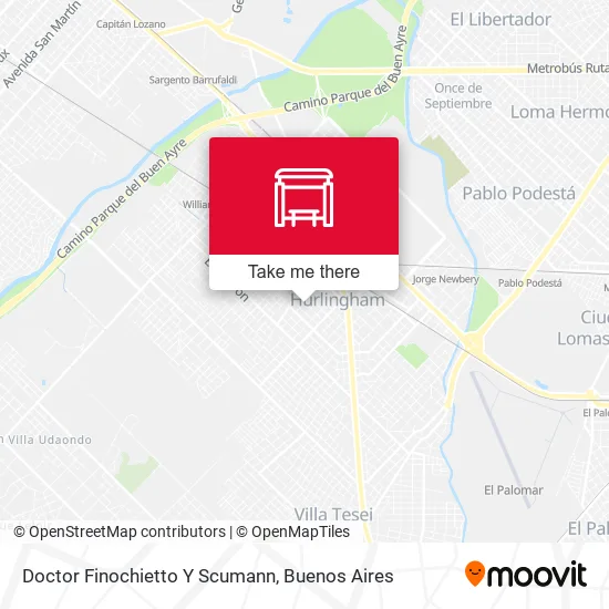 Doctor Finochietto Y Scumann map