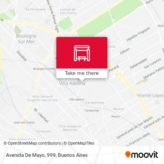 Avenida De Mayo, 999 map