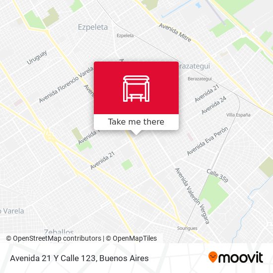 Avenida 21 Y Calle 123 map