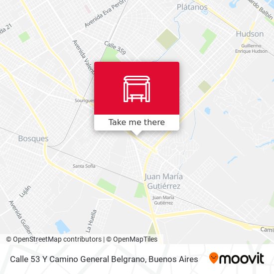 Calle 53 Y Camino General Belgrano map
