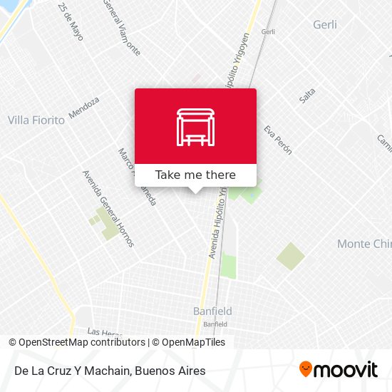 Mapa de De La Cruz Y Machain