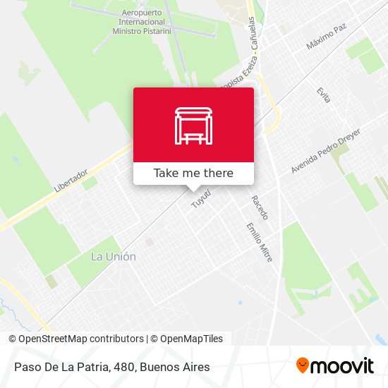 Paso De La Patria, 480 map