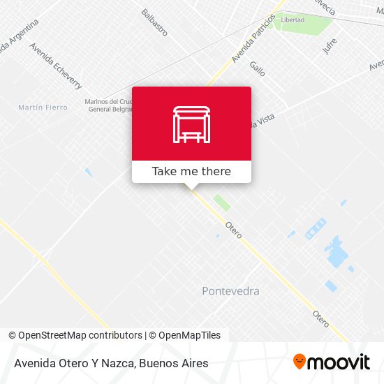 Mapa de Avenida Otero Y Nazca