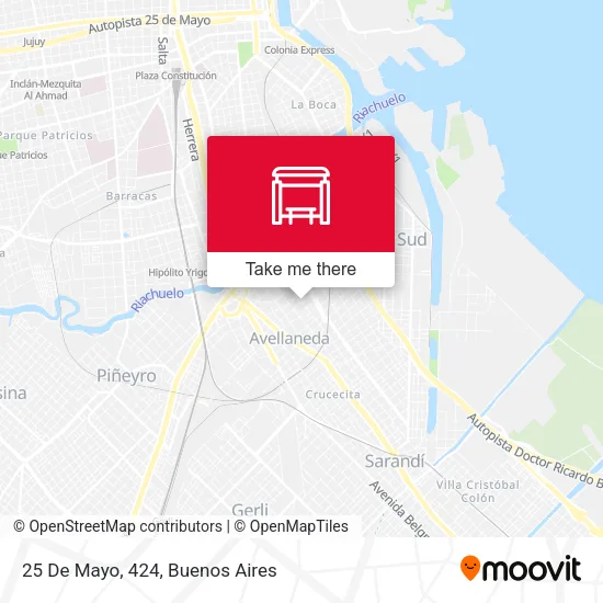 25 De Mayo, 424 map