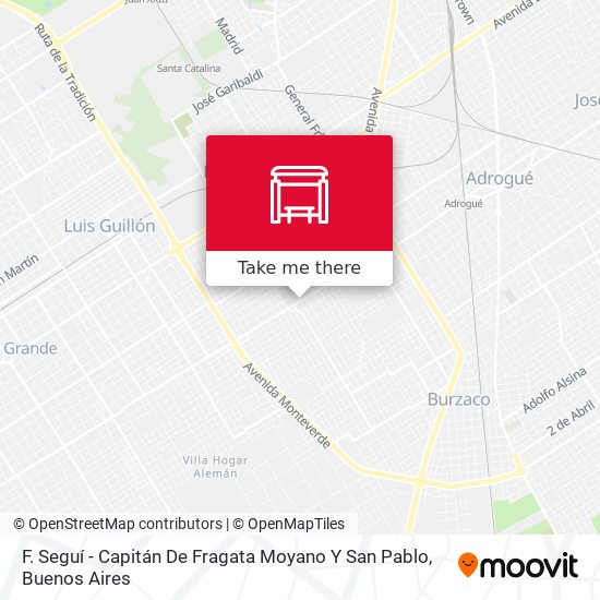F. Seguí - Capitán De Fragata Moyano Y San Pablo map
