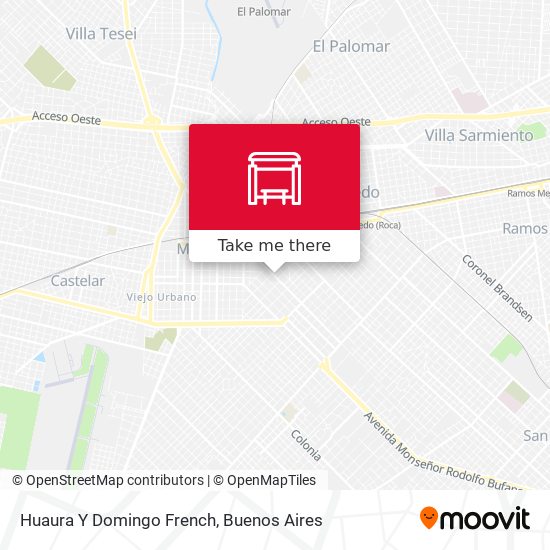 Mapa de Huaura Y Domingo French