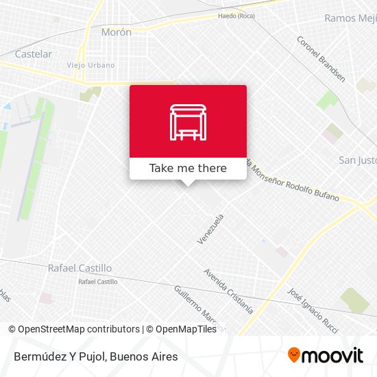 Bermúdez Y Pujol map