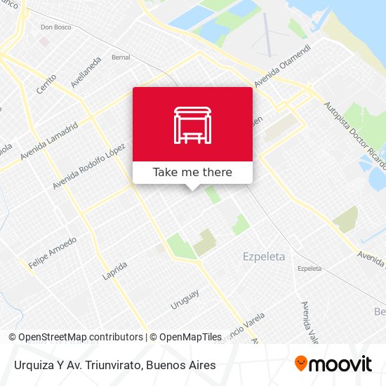 Urquiza Y Av. Triunvirato map