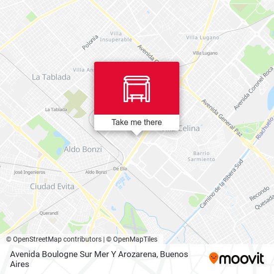 Avenida Boulogne Sur Mer Y Arozarena map