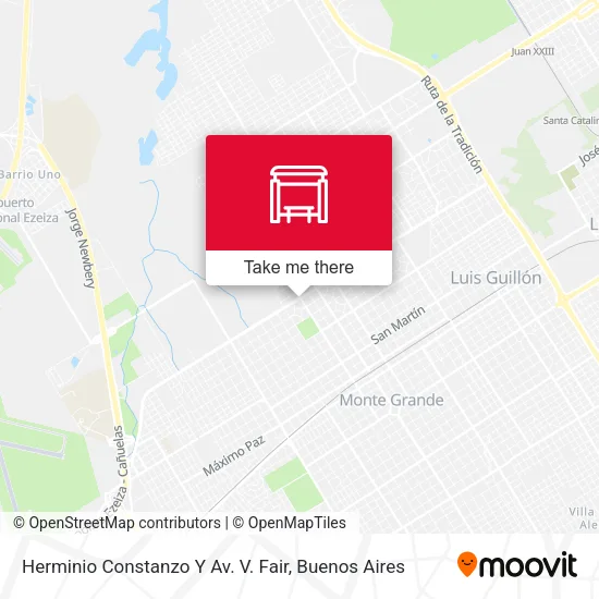 Herminio Constanzo Y Av. V. Fair map
