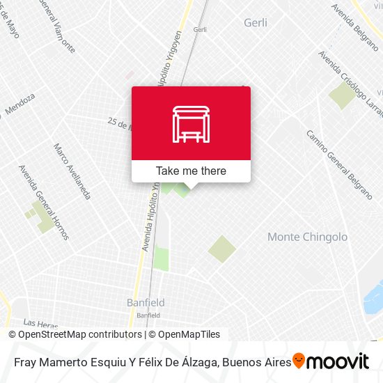 Mapa de Fray Mamerto Esquiu Y Félix De Álzaga