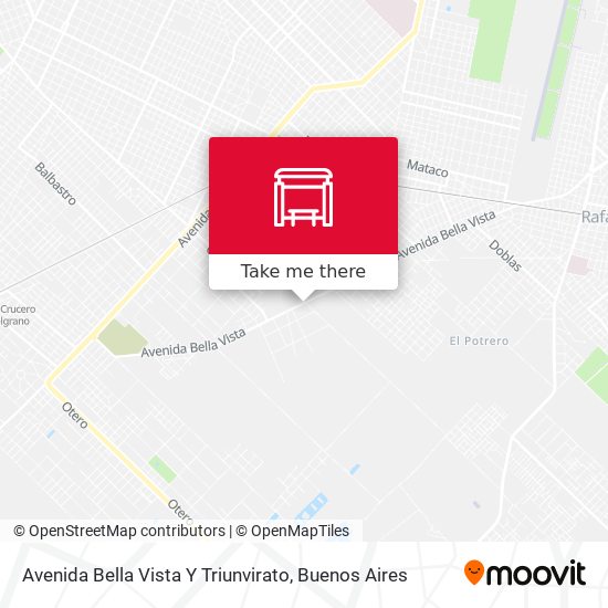 Avenida Bella Vista Y Triunvirato map