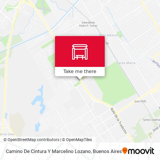 Camino De Cintura Y Marcelino Lozano map