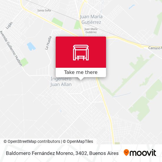 Mapa de Baldomero Fernández Moreno, 3402