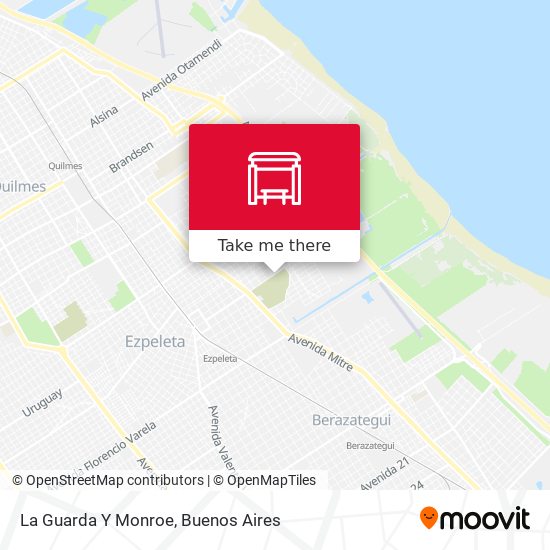 Mapa de La Guarda Y Monroe