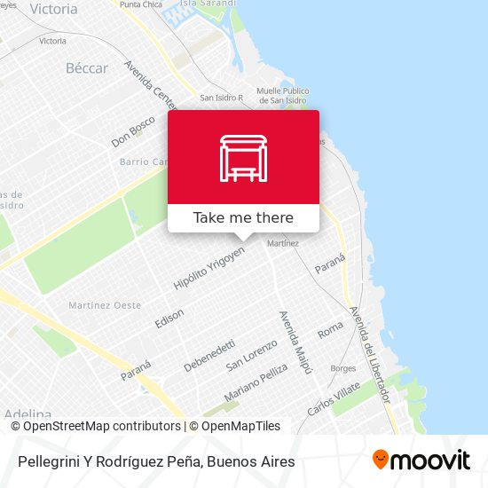 Pellegrini Y Rodríguez Peña map