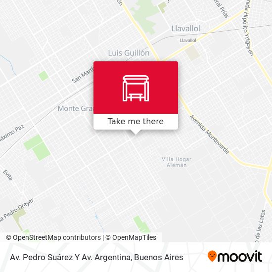 Av. Pedro Suárez Y Av. Argentina map