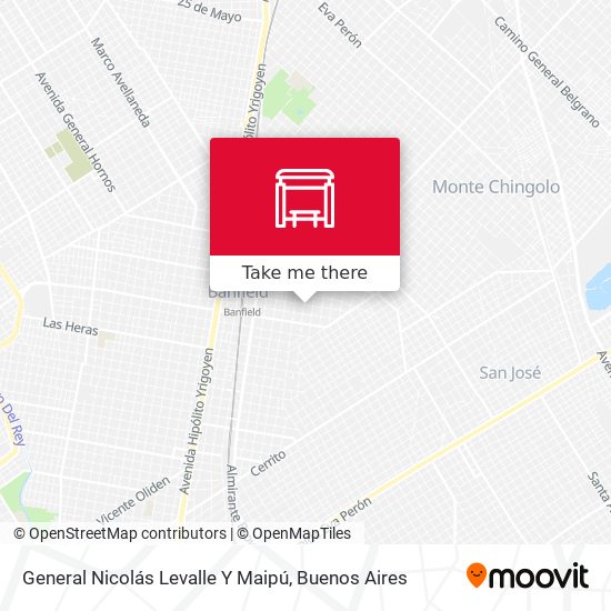 Mapa de General Nicolás Levalle Y Maipú