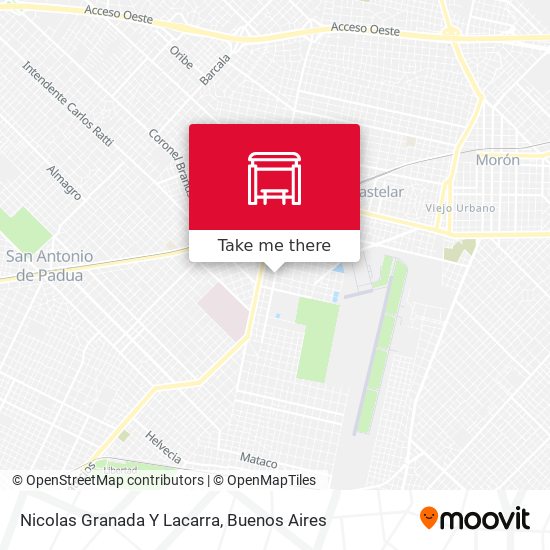Mapa de Nicolas Granada Y Lacarra