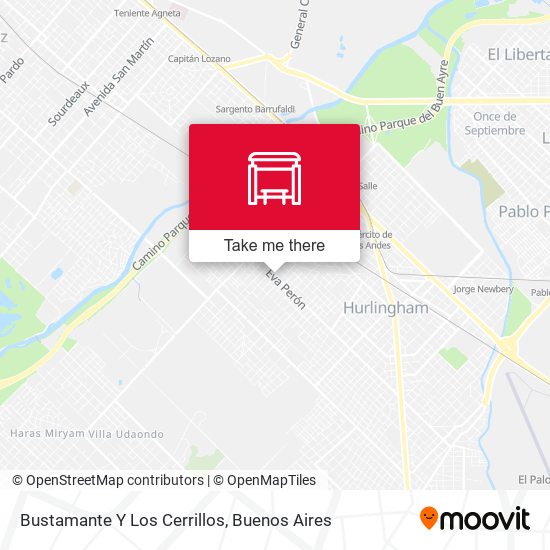 Bustamante Y Los Cerrillos map