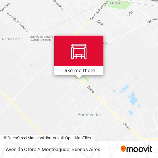 Mapa de Avenida Otero Y Monteagudo