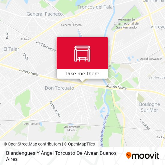 Mapa de Blandengues Y Ángel Torcuato De Alvear