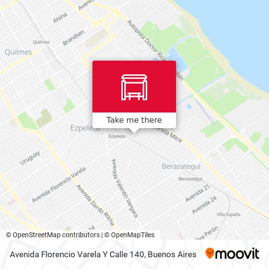 Avenida Florencio Varela Y Calle 140 map