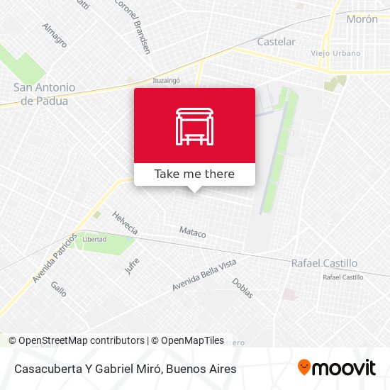 Mapa de Casacuberta Y Gabriel Miró