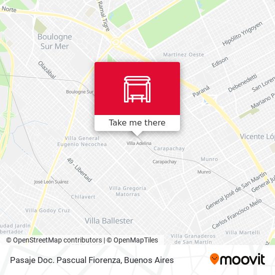 Pasaje Doc. Pascual Fiorenza map