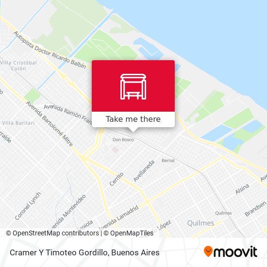 Cramer Y Timoteo Gordillo map