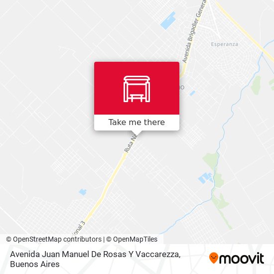 Mapa de Avenida Juan Manuel De Rosas Y Vaccarezza