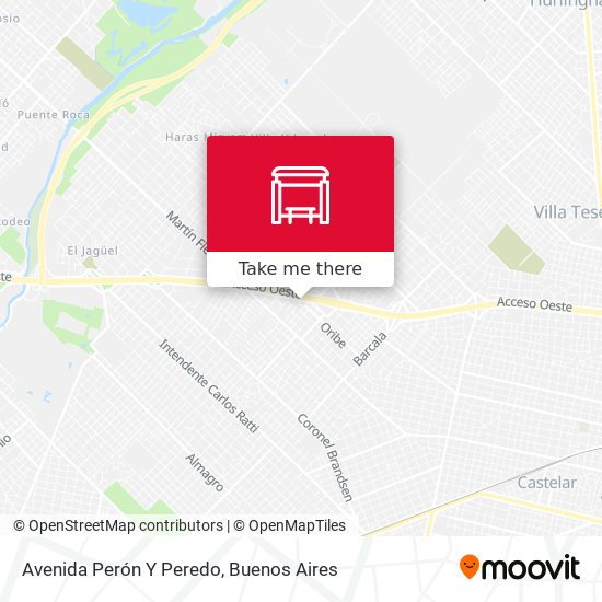 Avenida Perón Y Peredo map