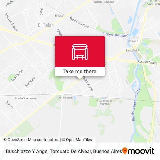 Mapa de Buschiazzo Y Ángel Torcuato De Alvear