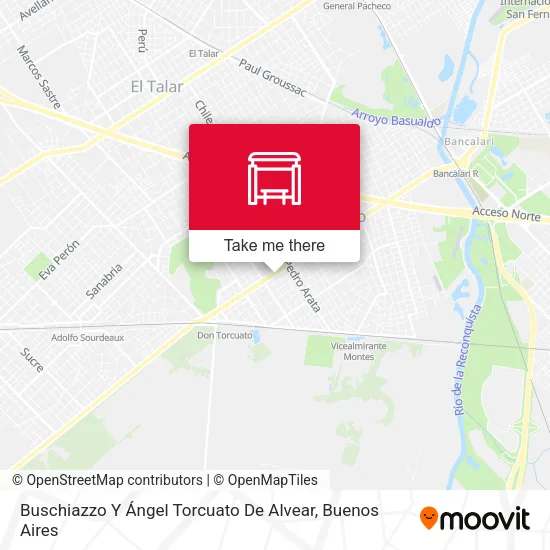 Buschiazzo Y Ángel Torcuato De Alvear map