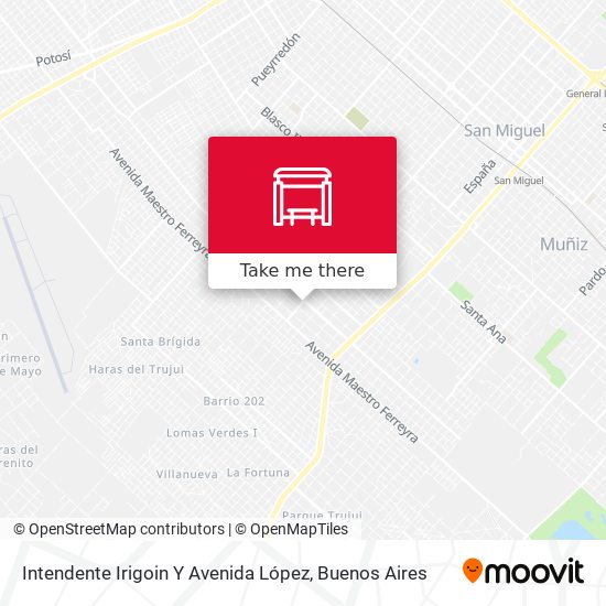 Mapa de Intendente Irigoin Y Avenida López