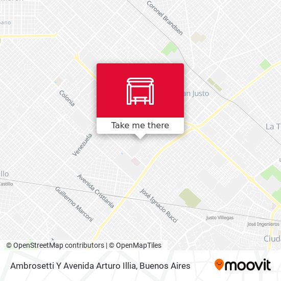 Ambrosetti Y Avenida Arturo Illia map