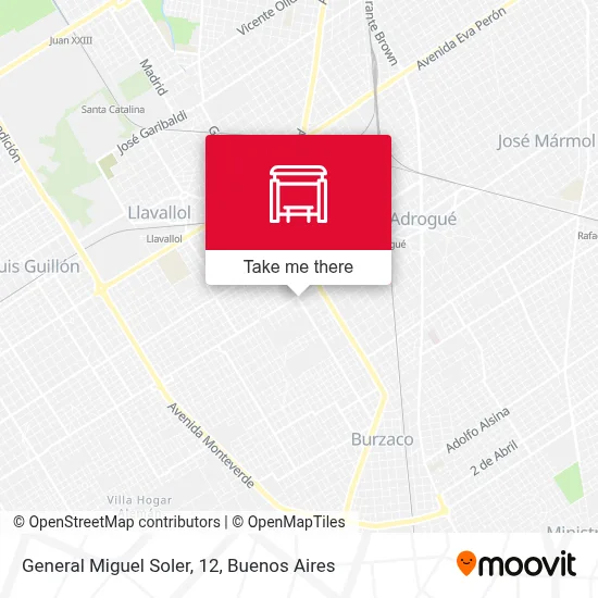 General Miguel Soler, 12 map
