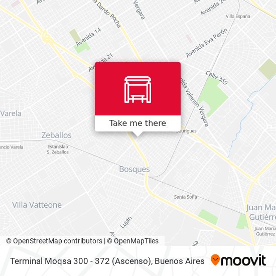 Terminal Moqsa 300 - 372 (Ascenso) map