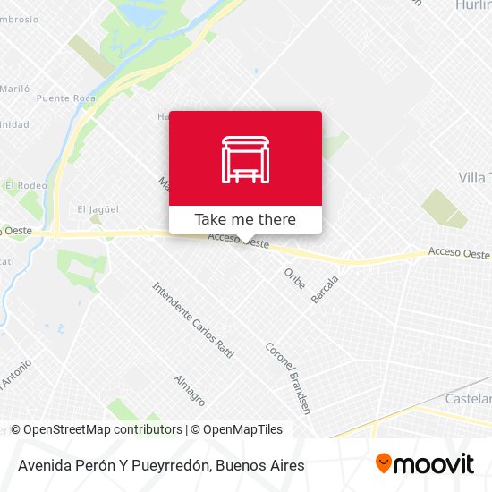 Mapa de Avenida Perón Y Pueyrredón