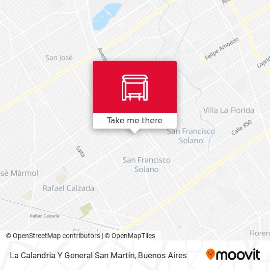 La Calandria Y General San Martín map