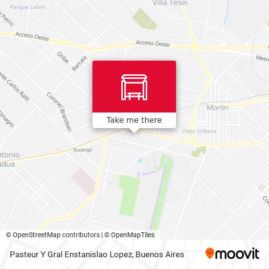 Mapa de Pasteur Y Gral Enstanislao Lopez